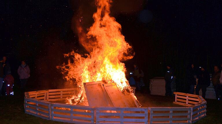 Winterfeuer.