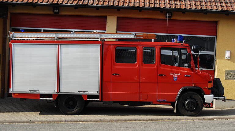 Seit 30 Jahren leistet das aktuelle Feuerwehrauto LF 8 den Hausenern gute Dienste.