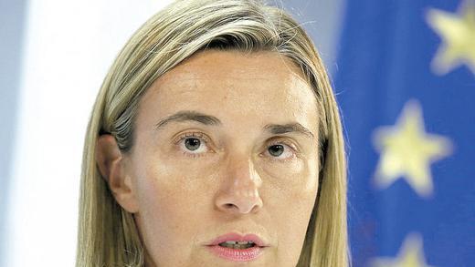 Die Italienerin Federica Mogherini soll neue EU-Außenbeauftragte . . .