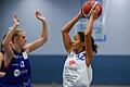 Das letzte Zwischenrundenspiel in der aktuellen Regionalliga-Saison bestreiten Anna Bimazubute (am Ball) und ihr TV Marktheidenfeld am Sonntag gegen den ESV Staffelsee.