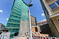 Alles, nur nicht vollendet: links im Bild das frühere Ämterhochhaus in der Augustinerstraße. Foto: Thomas Obermeier