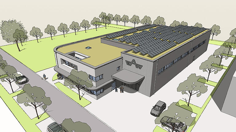 Die Ernst Apel GmbH (EAW) hat Am Thomasboden in Eibelstadt direkt neben Australian Fashion mit dem Bau ihrer neuen Werkshalle und dem Bürogebäude begonnen. Die B 13 verläuft hinter dem Gebäude. Die Ernst Apel GmbH (EAW) hat Am Thomasboden in Eibelstadt direkt neben Australian Fashion mit dem Bau ihrer neuen Werkshalle und dem Bürogebäude begonnen. Die B 13 verläuft hinter dem Gebäude.