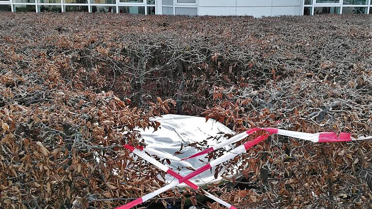 Die Lichtkuppel des Zentralparkhauses nach dem Unfall im Januar.