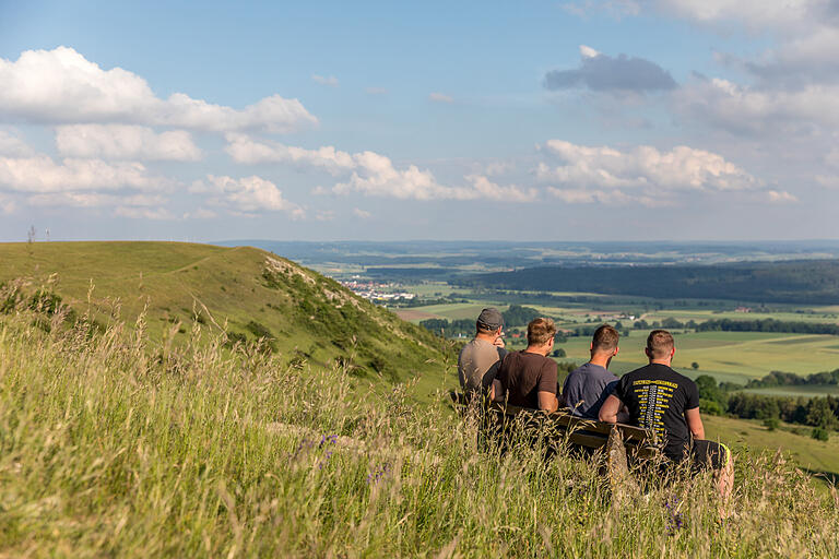 Ein echtes Naturerlebnis auf Mittelfrankens höchstem Berg: Ausblick vom Wilhelmstein.