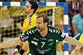 DKB 2. Handball-Bundesliga, HSC 2000 Coburg - DJK Rimpar Wölfe       -  Fast genau zwei Jahre ist es her, dass dieses Bild entstand: Am 6. Dezember 2015 kamen die Zweitliga-Handballer der DJK Rimpar Wölfe um ihren Kapitän Stefan Schmitt (im Bild) im Hinspiel des Frankenderbys in der HUK-Coburg Arena zu einem 22:22.