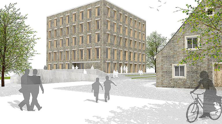 So soll der Neubau der Verwaltung in Marktbreit aussehen. Das neue Gebäude wird nach dem Konzept der Architekten Friedrich, Poerschke und Zwink (FPZ) aus München gebaut. So soll der Neubau der Verwaltung in Marktbreit aussehen. Das neue Gebäude wird nach dem Konzept der Architekten Friedrich, Poerschke und Zwink (FPZ) aus München gebaut. 