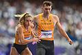 Paris 2024 - Leichtathletik       -  Alica Schmidt und Jean Paul Bredau verpassten mit der Mixed-Staffel klar den Endlauf
