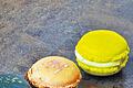Französische Macarons.