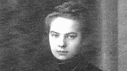 Klara Oppenheimer in jungen Jahren.