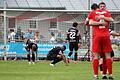 Pure Enttäuschung: (von links) Alem Japaur, Maximilian Zaiser, Noah Awassi und Daniel Hägele sinken nach der 0:1-Niederlage in Buchbach zu Boden.