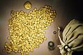 Goldschatz in Manchinger Keltenmuseum       -  Der keltische Goldschatz des Kelten- und Römermuseums in Manching bei Ingolstadt, wie er bis 2022 ausgestellt war. Der größte keltische Goldfund des 20. Jahrhunderts wurde 1999 gefunden, im November 2022 hatten Einbrecher die Goldmünzen gestohlen. (Archivbild)