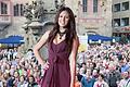 Tina Daosri       -  Tina Daosri aus Aschfeld im Landkreis Main-Spessart steht im Finale zur Miss Germany. Das Foto zeigt sie beim Main-Topmodel-Halbfinale auf der Main-Post-Bühne beim Stadtfest in Würzburg.
