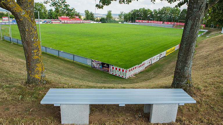 Das Schulstadion des TSV Aubstadt.