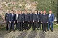 Landrat Thomas Bold (rechts), Kreisbrandinspektor Marco Brust (von links), Staatssekretär Sandro Kirchner und Bürgermeister Daniel Wehner gratulierten den Jubilaren Roland Schlereth, dazwischen Kreisbrandmeister Klaus Preisendörfer, Matthias Schle...       -  Landrat Thomas Bold (rechts), Kreisbrandinspektor Marco Brust (von links), Staatssekretär Sandro Kirchner und Bürgermeister Daniel Wehner gratulierten den Jubilaren Roland Schlereth, dazwischen Kreisbrandmeister Klaus Preisendörfer, Matthias Schlereth, Constantin Renninger, Michael Wegener, Christian Rost, Jochen Zehe und Bernd Müller.