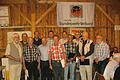 Die Geehrten mit dem Vorsitzenden Klaus Voshage und dem Bezirksvorsitzendem Frank Gotthardt (1. und 2. von links) Foto: Franz Herrler       -  Die Geehrten mit dem Vorsitzenden Klaus Voshage und dem Bezirksvorsitzendem Frank Gotthardt (1. und 2. von links) Foto: Franz Herrler