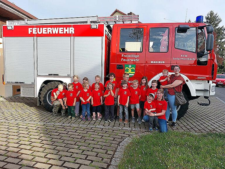 Auch der Nachwuchs scheint bei der Feuerwehr Untermerzbach gesichert