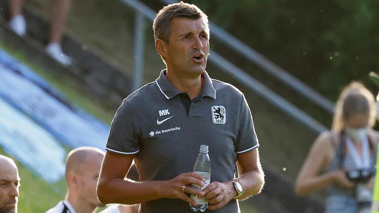 Michael Köllner (im Bild), Trainer des TSV 1860 München, zählt Pokalgegner TSV Aubstadt zu den Überraschungsteams der Regionalliga Bayern.