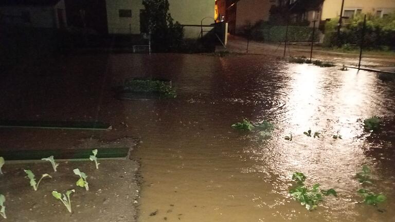 Unwetter am 2. Mai im nördlichen Landkreis Würzburg, hier: Dipbach