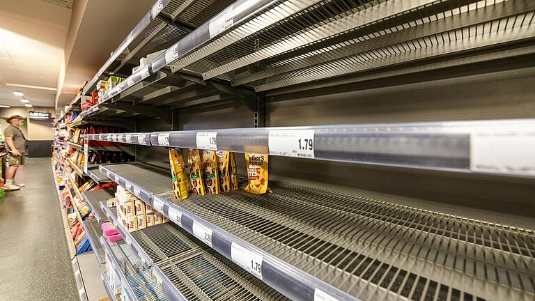 Die Auswirkungen des Streiks im Logistikzentrum in Gochsheim sind derzeit für Kundinnen und Kunden in den Edeka-Märkten der Region sichtbar.