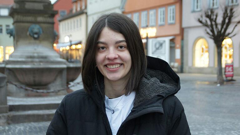 Maja Büttner (22) aus Bad Neustadt ist dank der Demo hoffnungsvoll gestimmt.