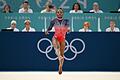 Paris 2024 - Turnen       -  Simone Biles turnt am Boden.
