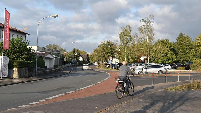 Beim Radwegenetz in Bad Neustadt ist noch viel Luft nach oben. Unser Bild wurde in der Gartenstraße aufgenommen.