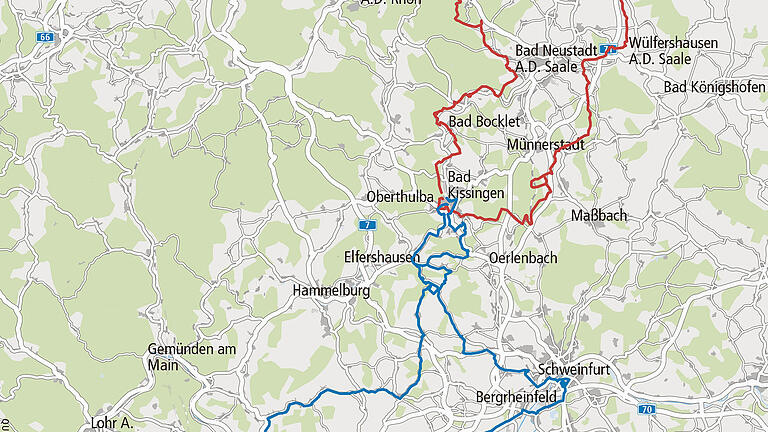 Die Strecken der beiden Etappen am Samstag und Sonntag im Überblick. Die Strecken der beiden Etappen am Samstag und Sonntag im Überblick.