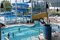 Rutschen, springen, schwimmen lernen: Wer bei trübem Wetter mit der Familie ins Schwimmbad möchte, hat in der Region eine gute Auswahl. Im Bild: das Triamare in Bad Neustadt (Lkr. Rhön-Grabfeld).