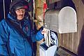 Detlef Pape ist als Zusteller bei Wind und Wetter unterwegs.