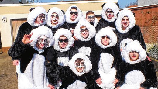 Einfach toll: die &bdquo;Tollen Freunde&ldquo; als Panda-Bären.
