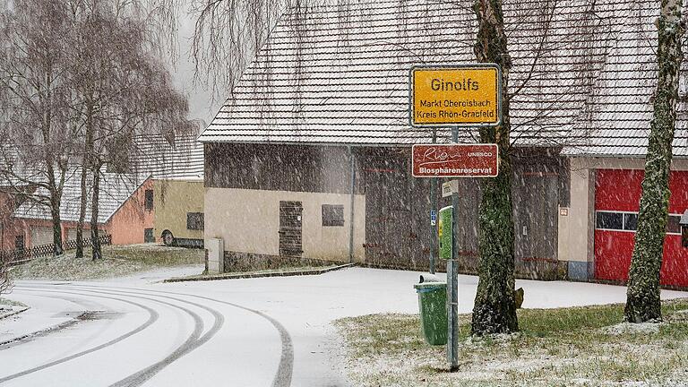Auch Ginolfs selbst ist mit Schnee bedeckt. Auch Ginolfs selbst ist mit Schnee bedeckt.