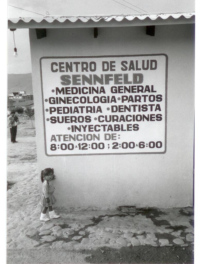 In Bolivien entstand in Cochabamba das Centro de Salud Sennfeld. Zwischen 1990 und 1994 wurden in Bolivien knapp 60 000 Euro Spenden investiert. In Bolivien entstand in Cochabamba das Centro de Salud Sennfeld. Zwischen 1990 und 1994 wurden in Bolivien knapp 60 000 Euro Spenden investiert. 