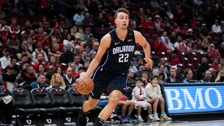 Chicago Bulls - Orlando Magic       -  Musste angeschlagen wieder vorzeitig vom Feld: Franz Wagner.