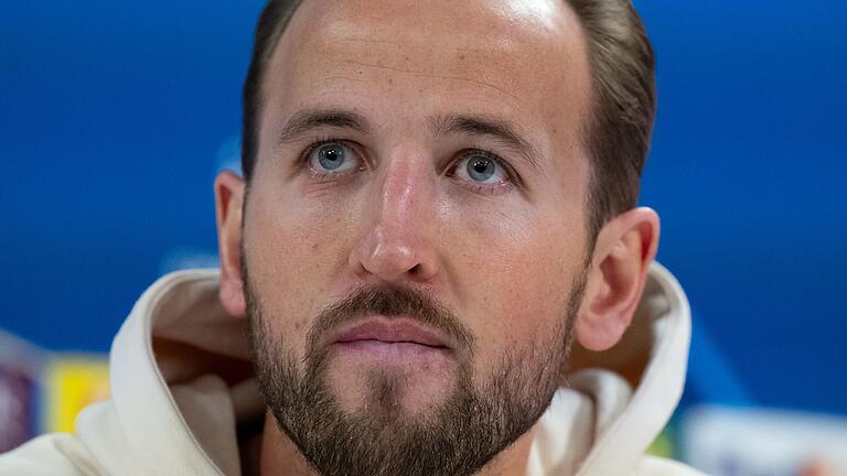 Pressekonferenz FC Bayern München       -  Bayern-Torjäger Harry Kane geht fokussiert &bdquo;in eine große Woche für uns&rdquo;.