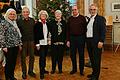 Im Biold: Marianne Knauth-Rauscher (2. Vorsitzende), Helmuth Bischof (50 Jahre), Anita Saal (25 Jahre), Helga Zeis (70 Jahre), Wolfgang Link (70 Jahre) und Thomas Kutsche.