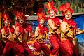 Bei der großen Kostümprunksitzung Knorrhalla in Oberdürrbach trat auch das Männerballett Turedancer aus Zellingen auf, derzeit Deutscher Meister.