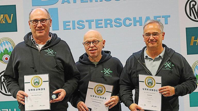 Auf dem Foto: Klaus-Dieter Weigand, Stefan Flachsenberger, Bernd Karl.