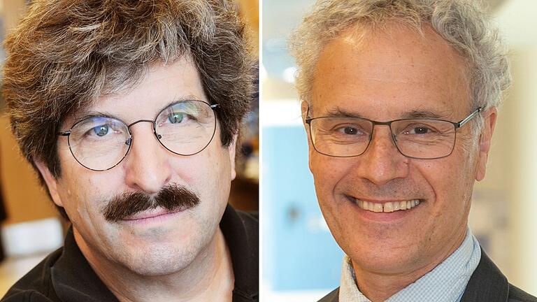 Bekanntgabe Nobelpreis 2024 – Medizin       -  Diese Kombination von Bildern zeigt die US-Forscher Gary Ruvkun (l) und Victor Ambros. Der Nobelpreis für Medizin geht an sie für die Entdeckung der microRNA und ihrer Rolle bei der Genregulierung.