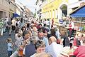 Mellrichstädter Leckerbissen &ndash; das Motto des Stadtfestes wörtlich genommen. Das Stadtfest 2008 übertraf alle Erwartungen.