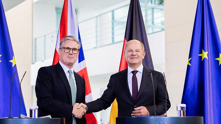 Britischer Premierminister Keir Starmer in Berlin       -  Bundeskanzler Olaf Scholz (SPD) empfing den neuen britischen Premierminister zum Antrittsbesuch in Berlin.