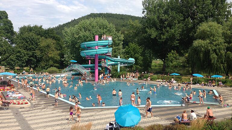 Das Lohrer Freibad.