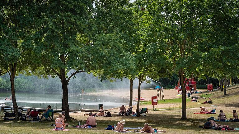 Wieder geöffnet: Der Badesee in Grafenrheinfeld. Das Foto entstand 2020. Wieder geöffnet: Der Badesee in Grafenrheinfeld. Das Foto entstand 2020. 