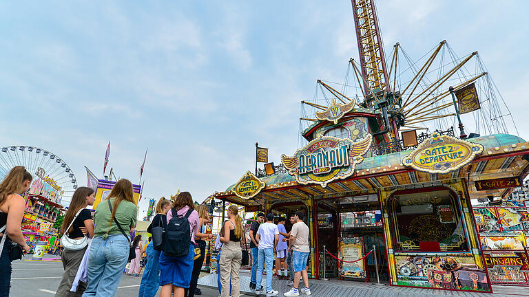 Kiliani-Volksfest in Würzburg eröffnung