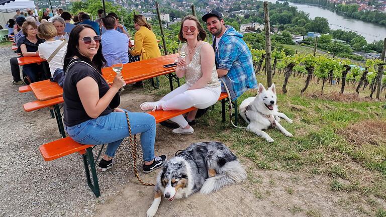 Die Gäste strahlten mit der Sonne um die Wette beim 'Weinschlendern am Sonnenschein'.