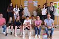 Zwölf neu ausgebildete Tutoren stehen ab dem kommenden Schuljahr der Ignaz-Reder-Realschule zur Verfügung. Mit im Bild Schulleiter Christian Schmitt (ganz links), Betreuungslehrerin Irmgard Seifert (2. von rechts) und Pastoralreferent und Jugendseelsorger Johannes Krebs (ganz rechts).