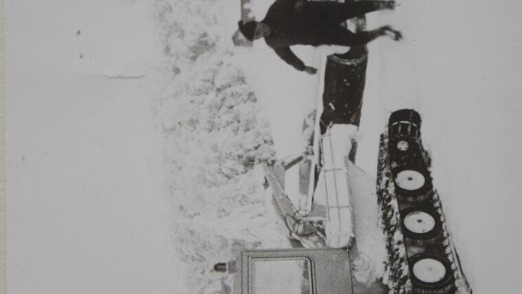 Die erste Pistenwalze kam 1968 in der Rhön zum Einsatz