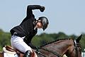 Paris 2024 - Pferdesport       -  Michael Jung feiert Gold.
