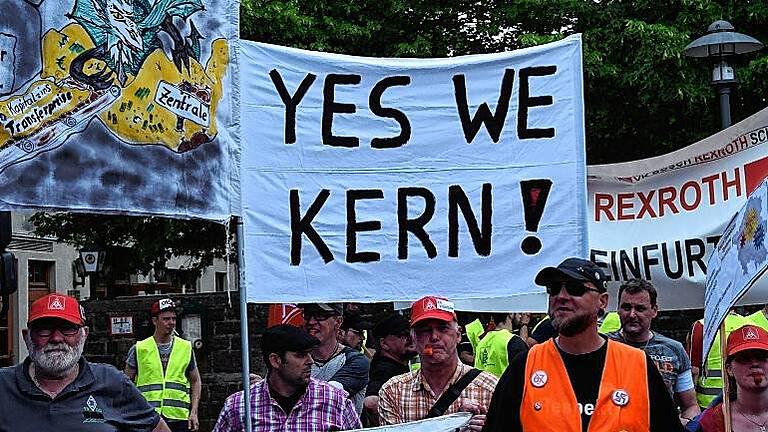 Kreativer Protest gegen die geplante Auslagerung der Kernmacherei.