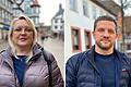 Larysa Andrus aus Kiew und Oleksij Bakhtin aus Mykolaiv leben seit fast zwei Jahren im Landkreis Main-Spessart. Sie sind vor dem Krieg in der Ukraine geflohen.