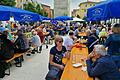Festbetrieb beim Gartenfest in St. Anton.